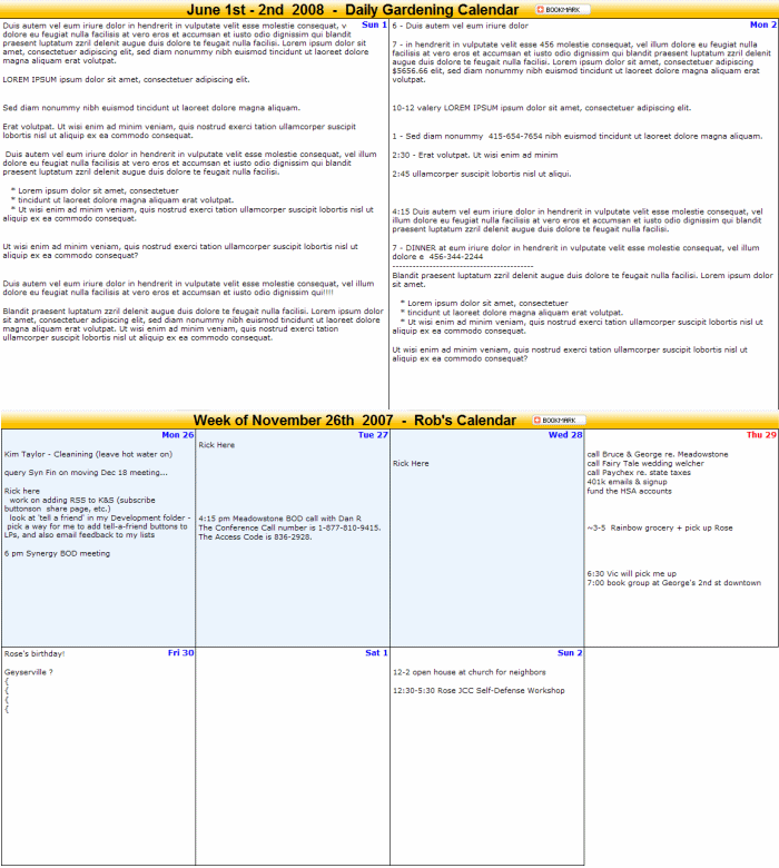 Free Printable Daily Calendar Free Printable Daily Calendar